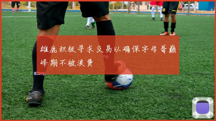 雄鹿积极寻求交易以确保字母哥巅峰期不被浪费